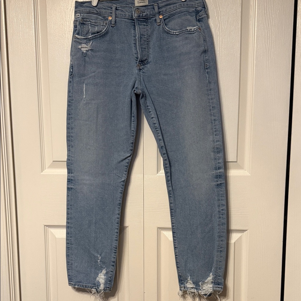 Citizens of Humanity Classic Blue Distressed Women's Jeans